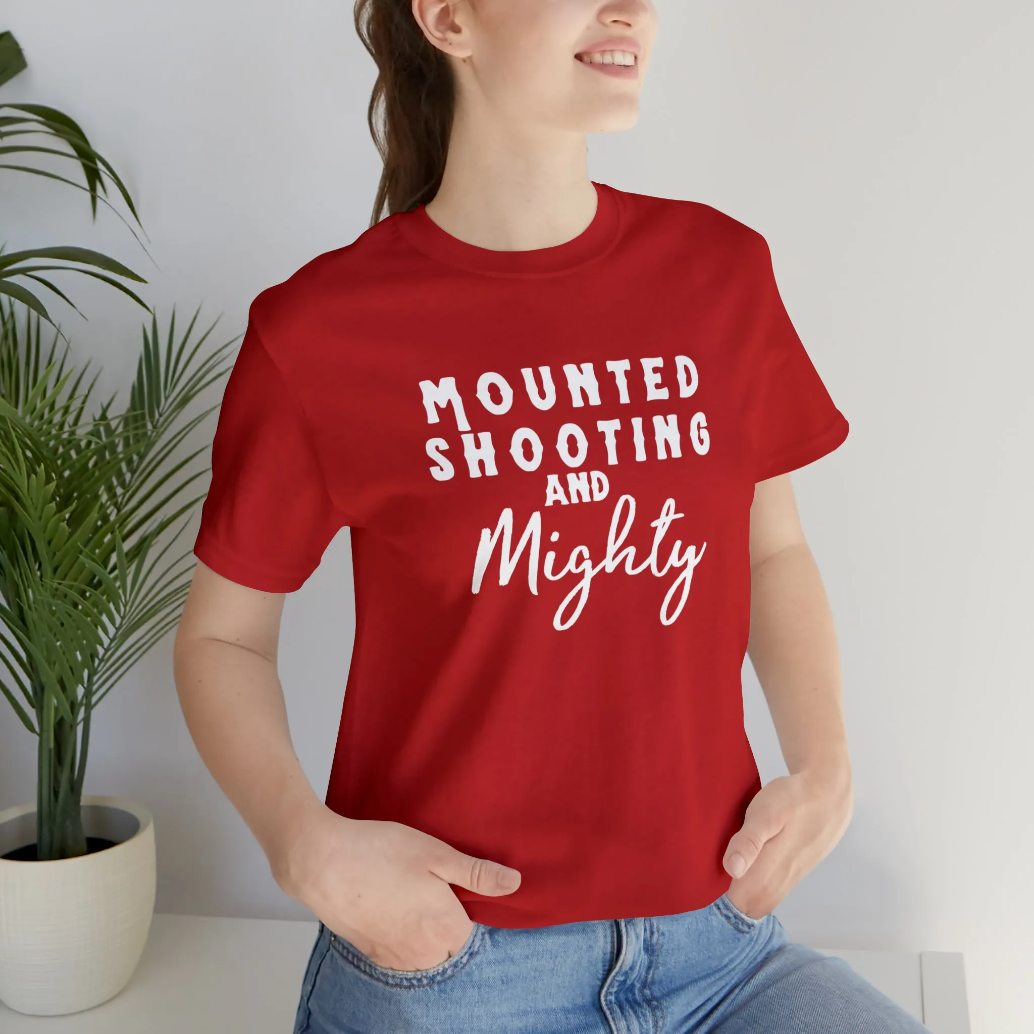 Mounted Shooting & Mighty Short Sleeve Tee