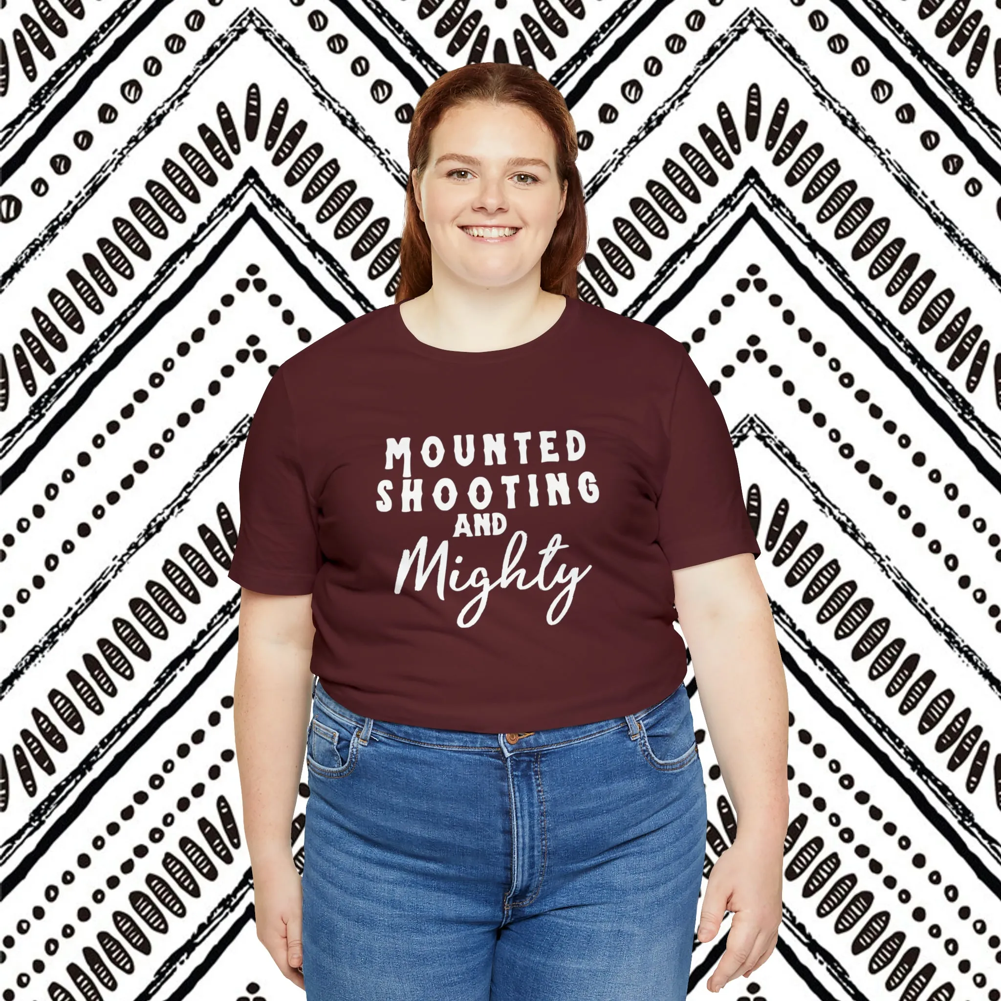 Mounted Shooting & Mighty Short Sleeve Tee