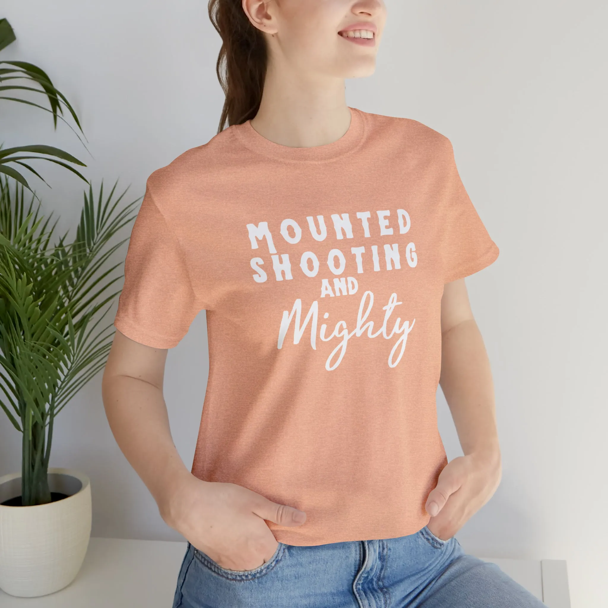 Mounted Shooting & Mighty Short Sleeve Tee