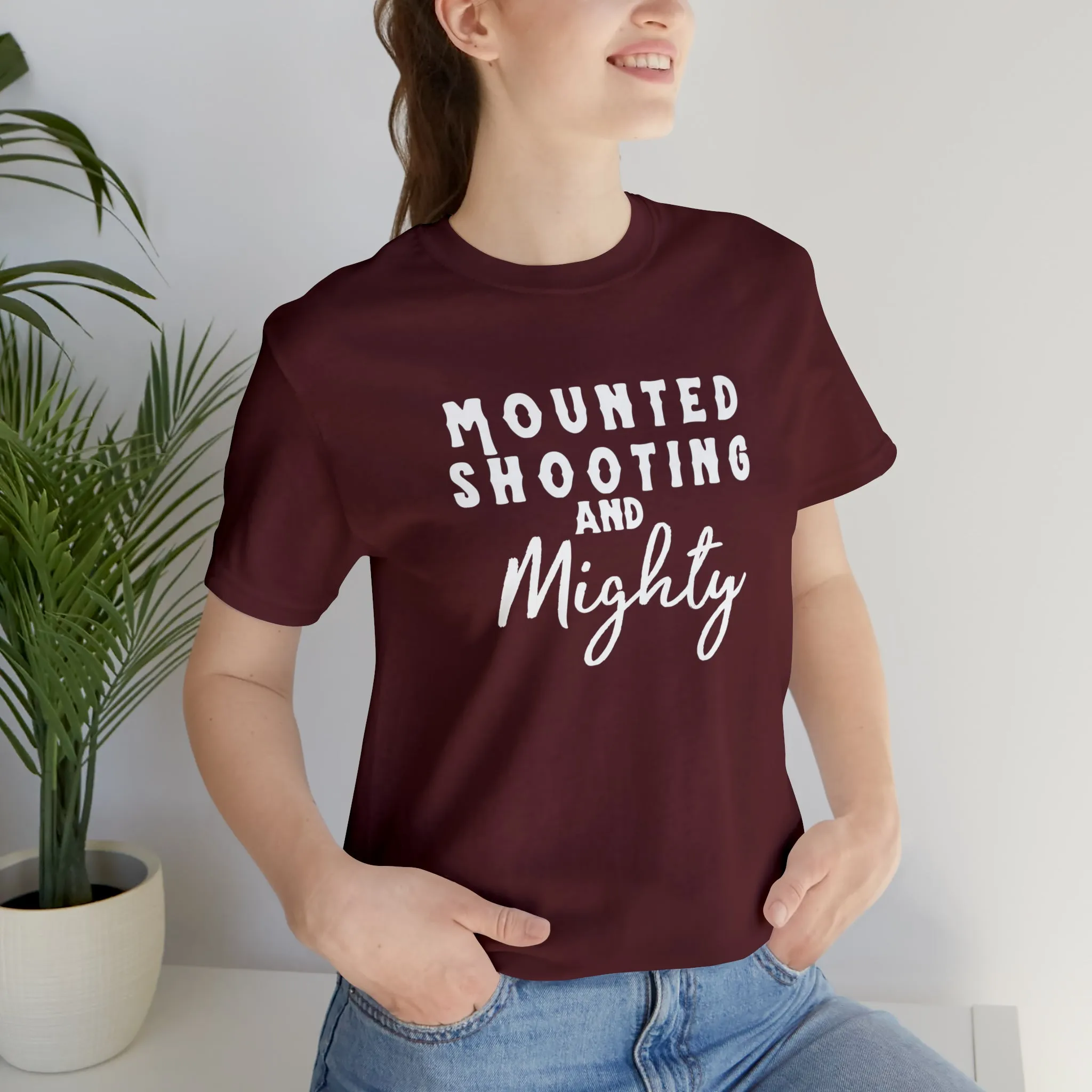 Mounted Shooting & Mighty Short Sleeve Tee