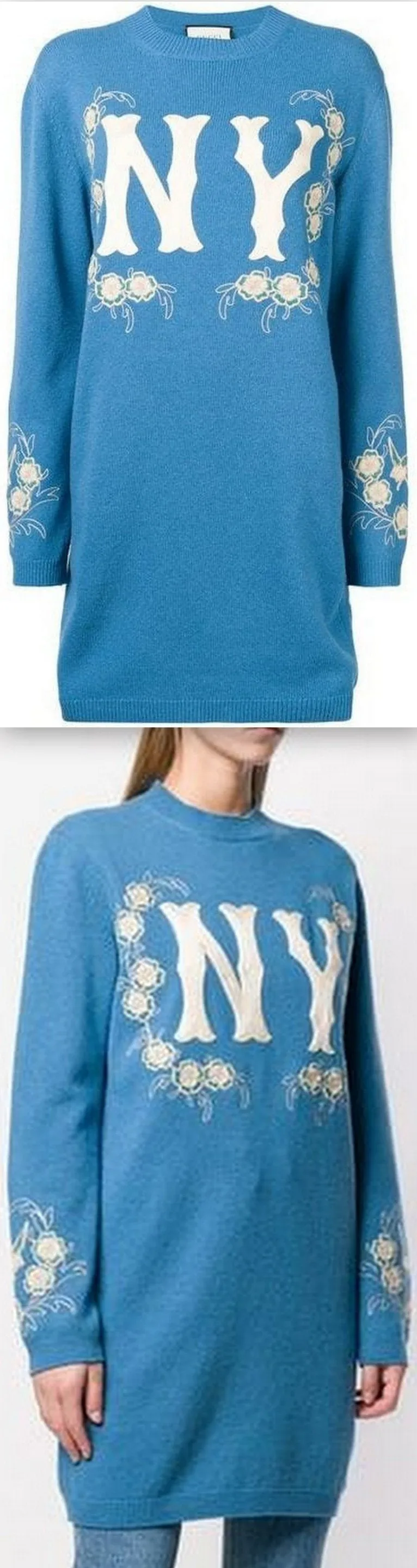 NY Yankees Oversized Jumper