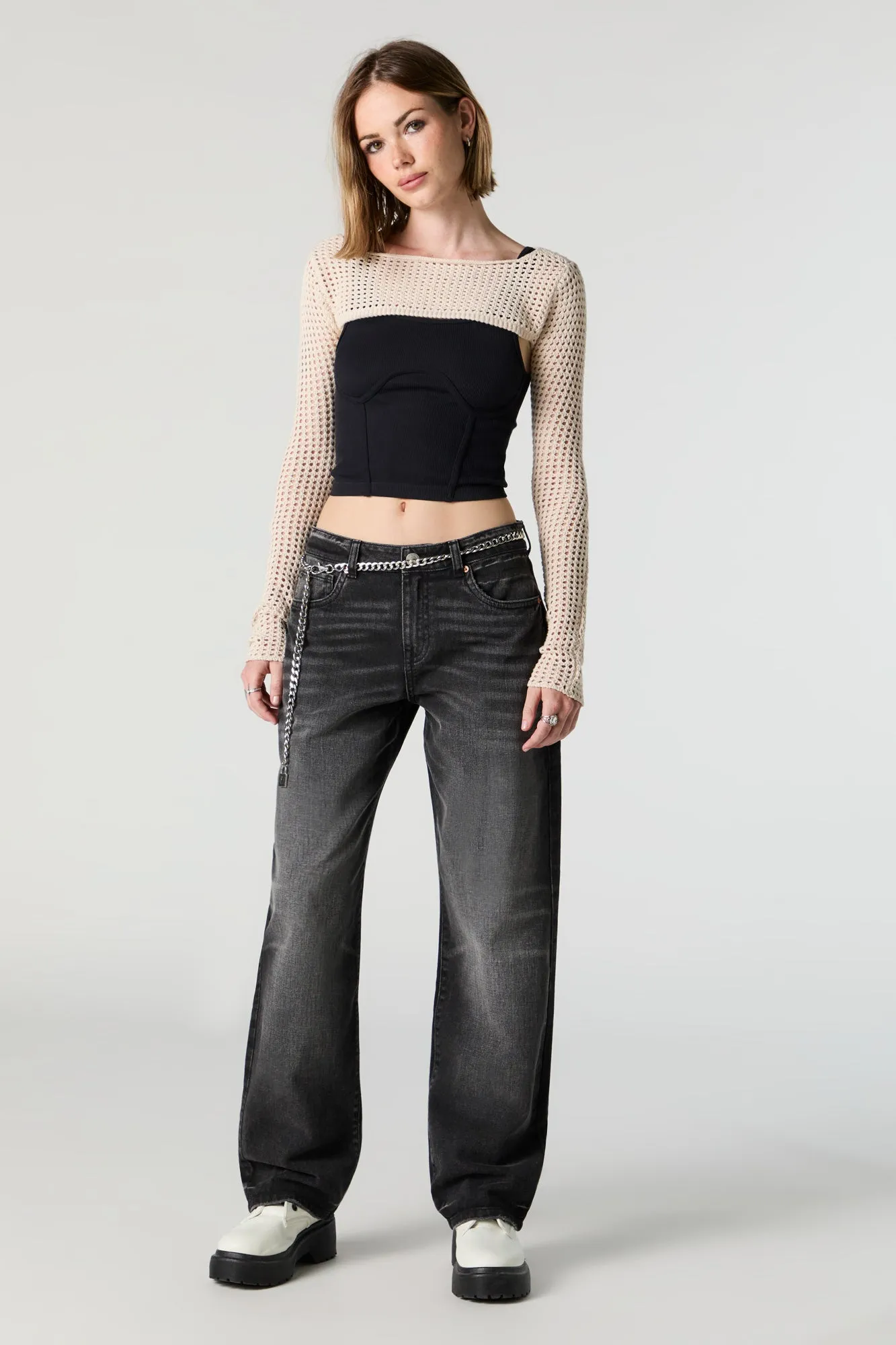 Open Knit Bolero