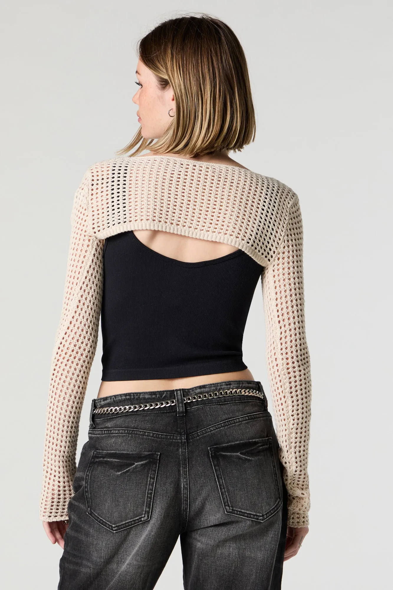 Open Knit Bolero