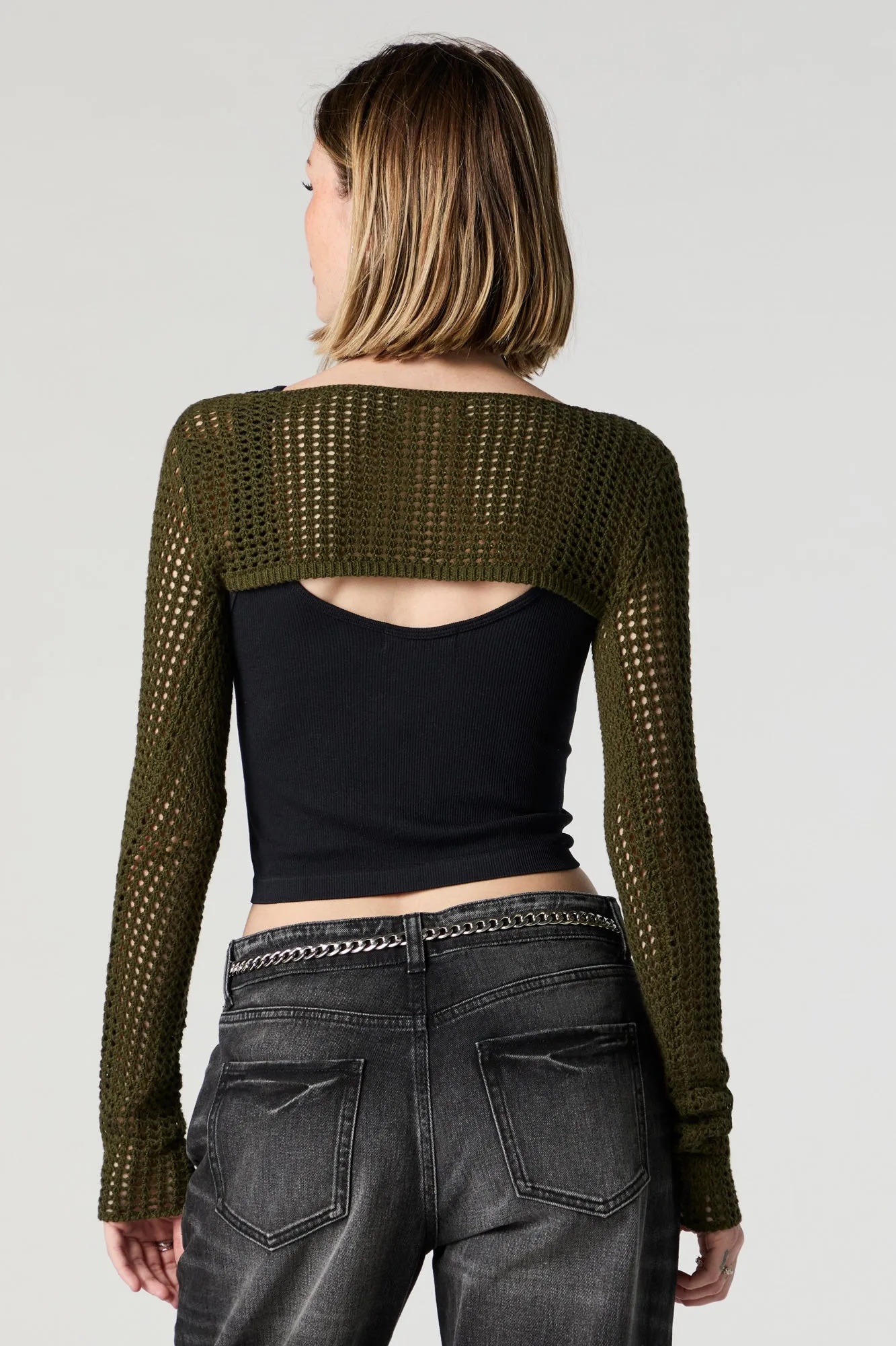 Open Knit Bolero