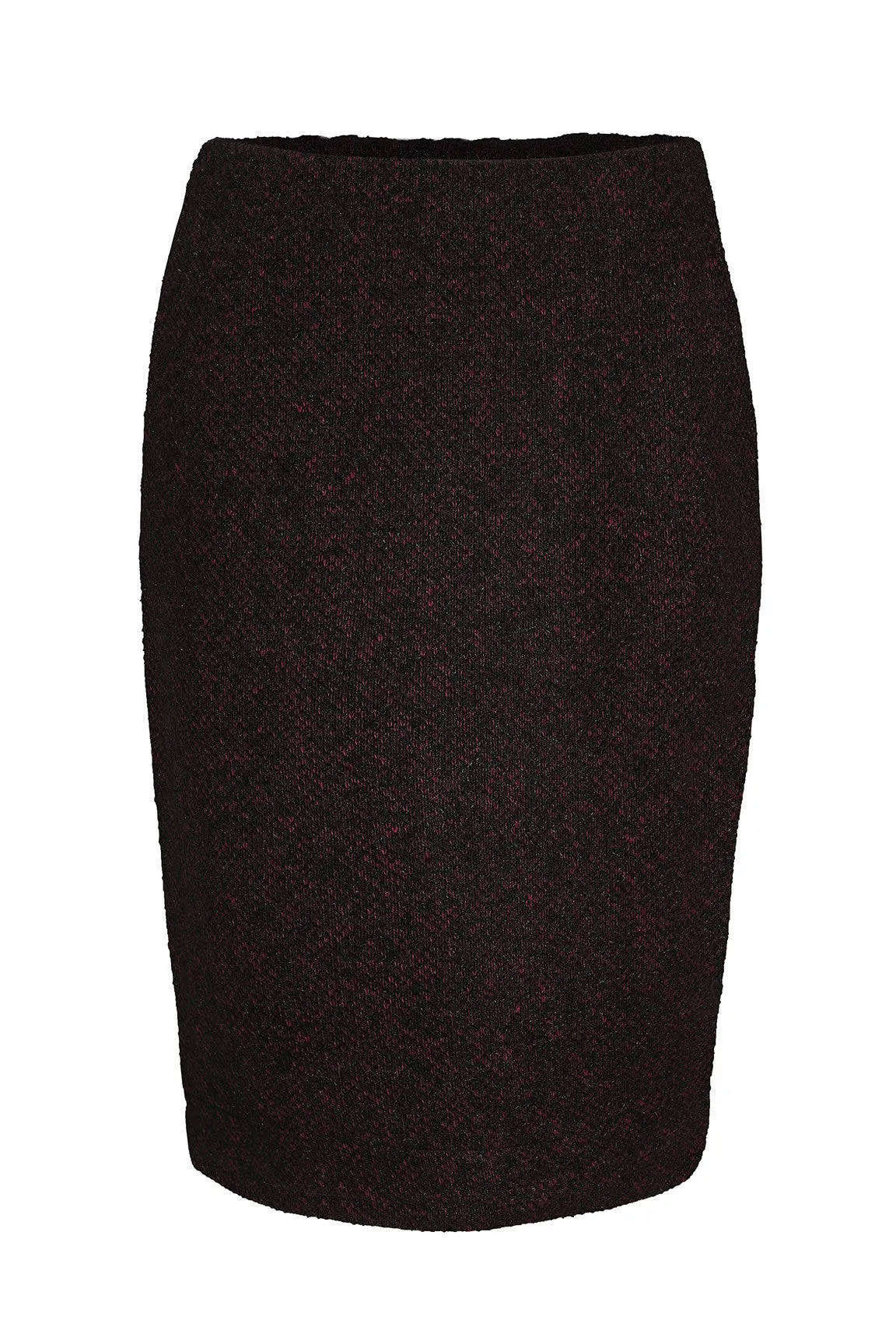 Parisienne Look pull on Skirt | CERISE BLACK | 8189ZR