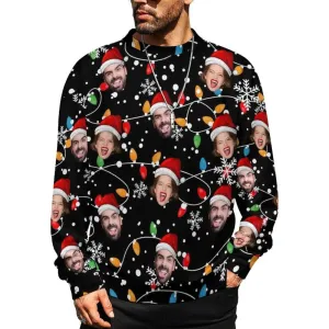 Personalized and Playful Christmas Sweater for Festive Celebrations