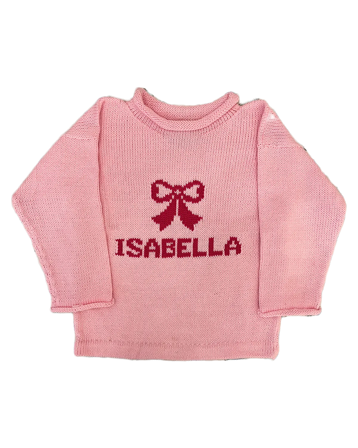 "The bigger your bow, the more your Momma loves you" Sweater