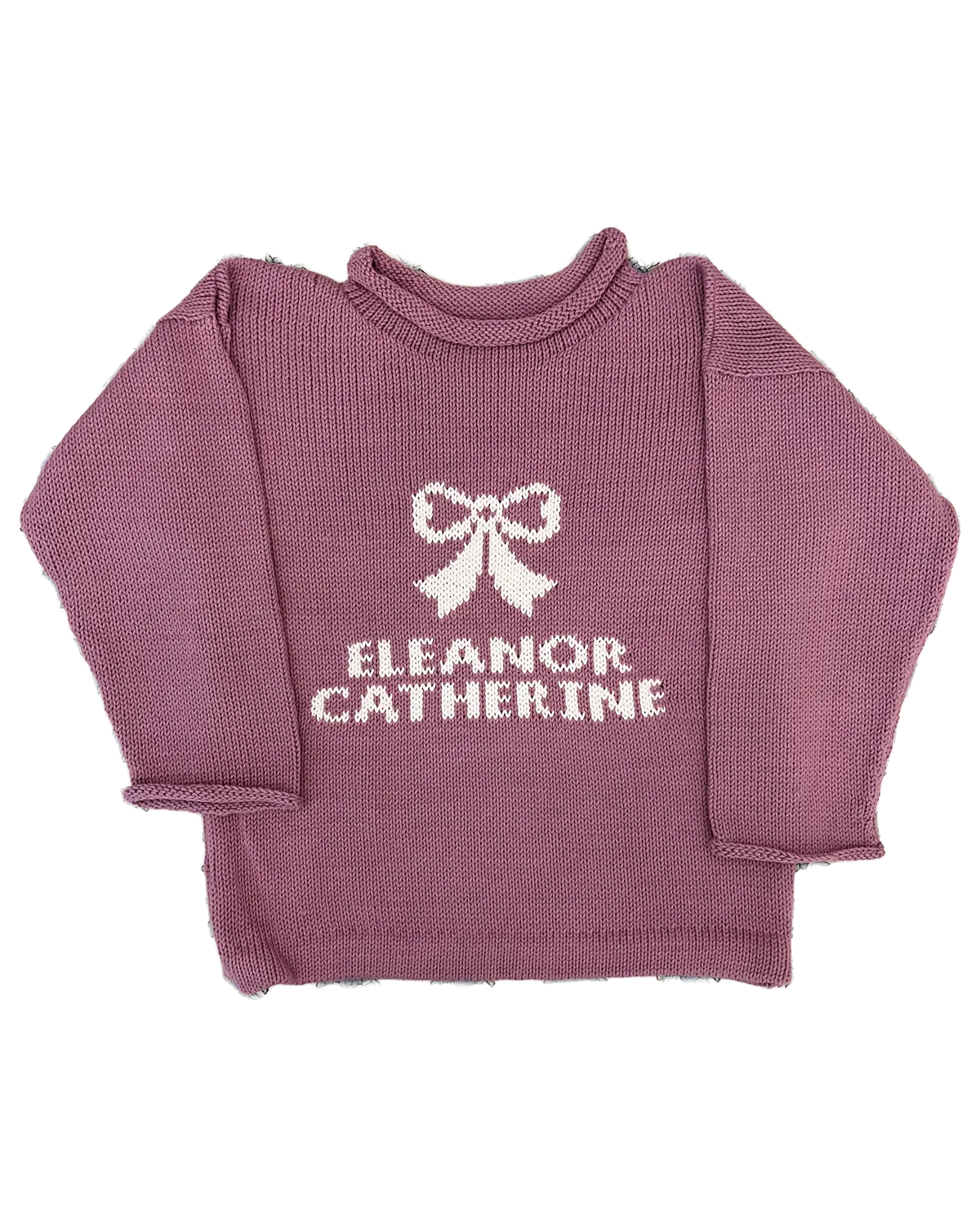 "The bigger your bow, the more your Momma loves you" Sweater