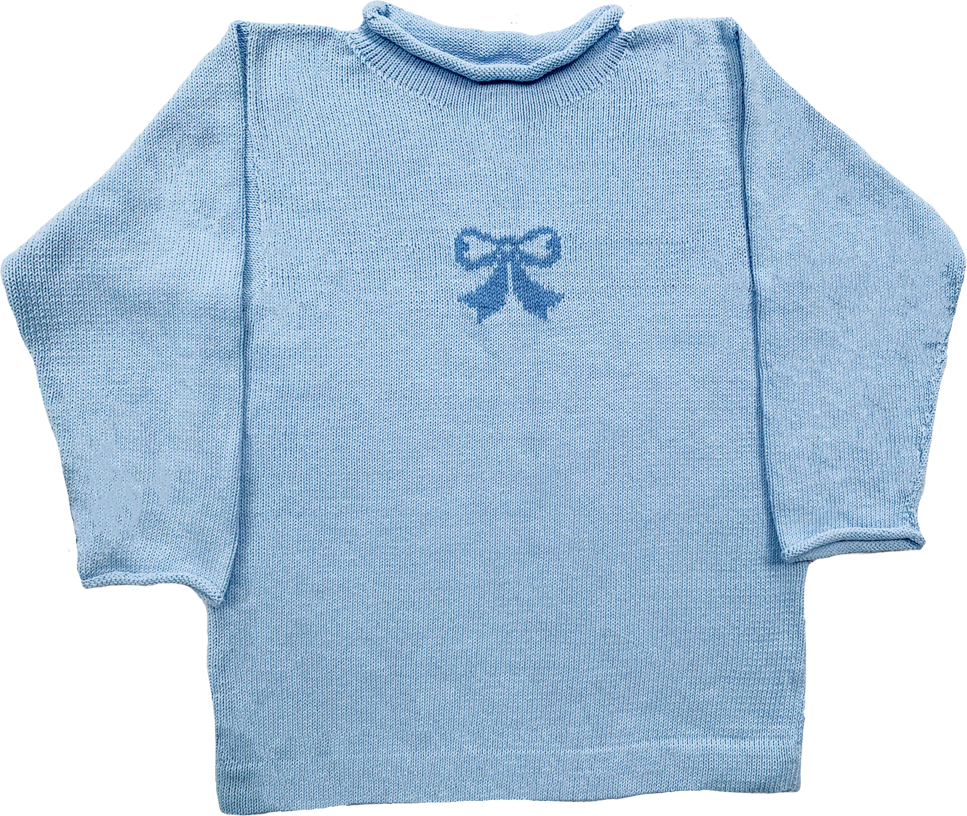 "The bigger your bow, the more your Momma loves you" Sweater