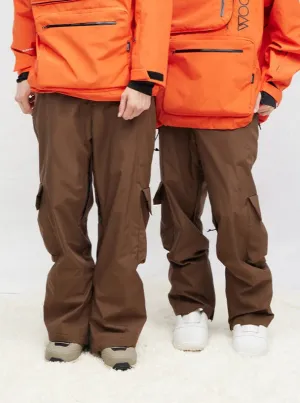 RandomPow Versatile Snow Pants Unisex Brown