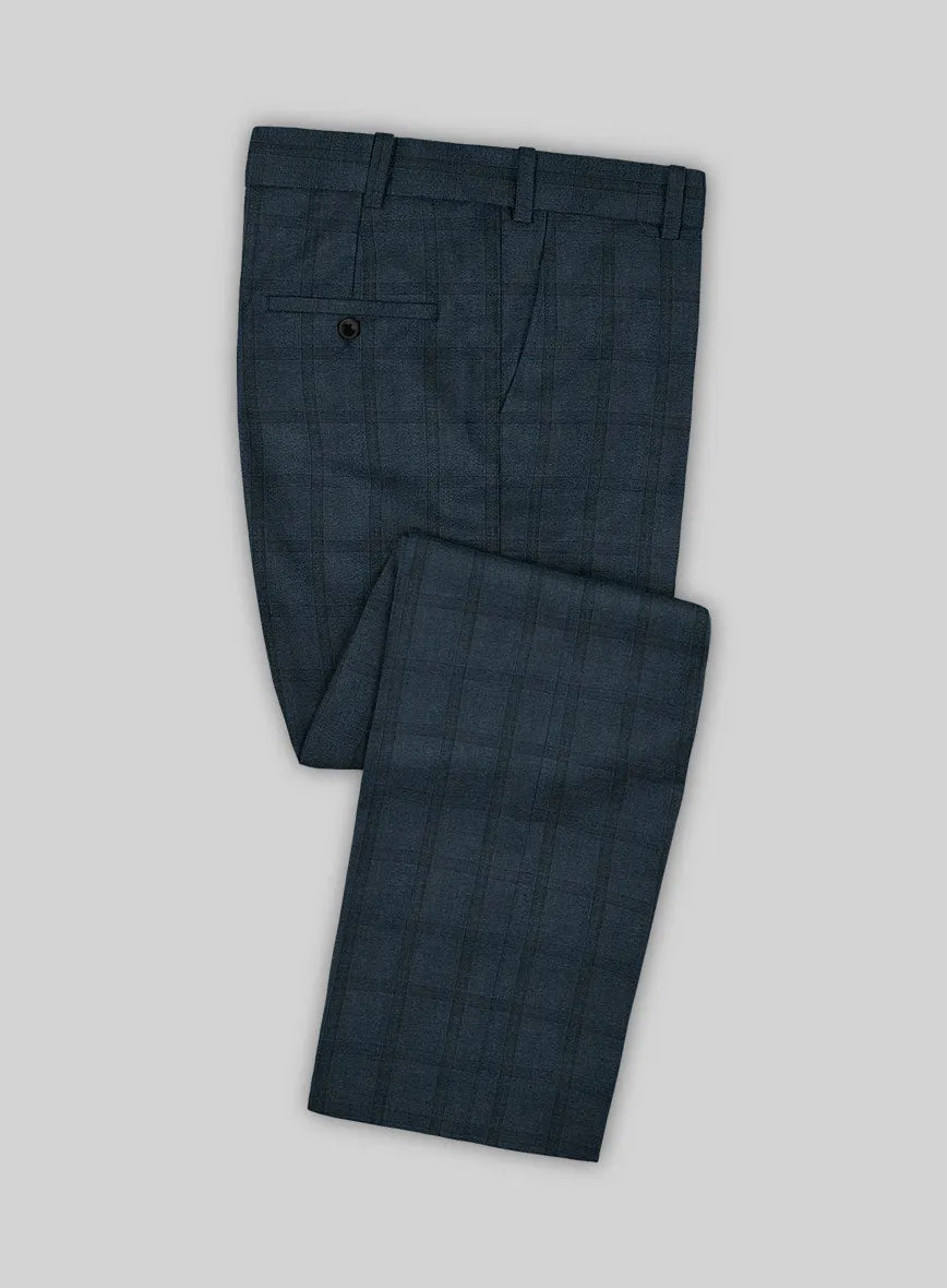 Reda Baltie Blue Checks Wool Suit