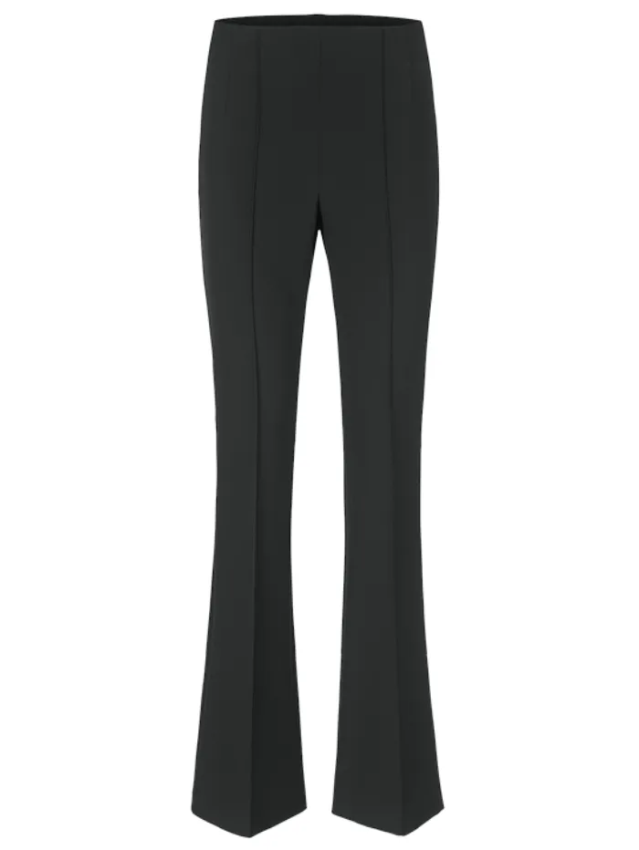 Riani Slim Fit Black Boot Cut Trousers 383630 4175 Col 999