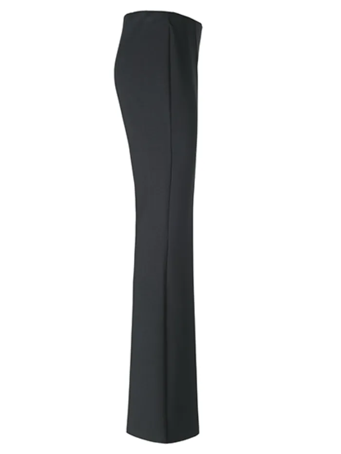 Riani Slim Fit Bootcut Scuba Trousers In Black 433470-8190 Col 999