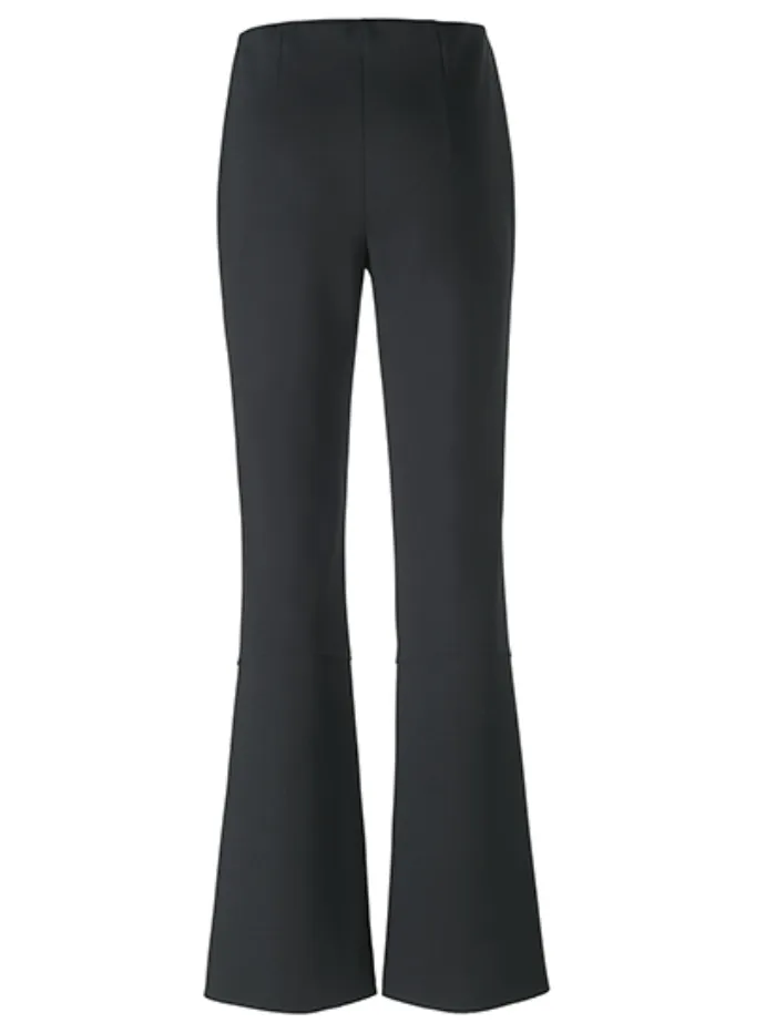 Riani Slim Fit Bootcut Scuba Trousers In Black 433470-8190 Col 999