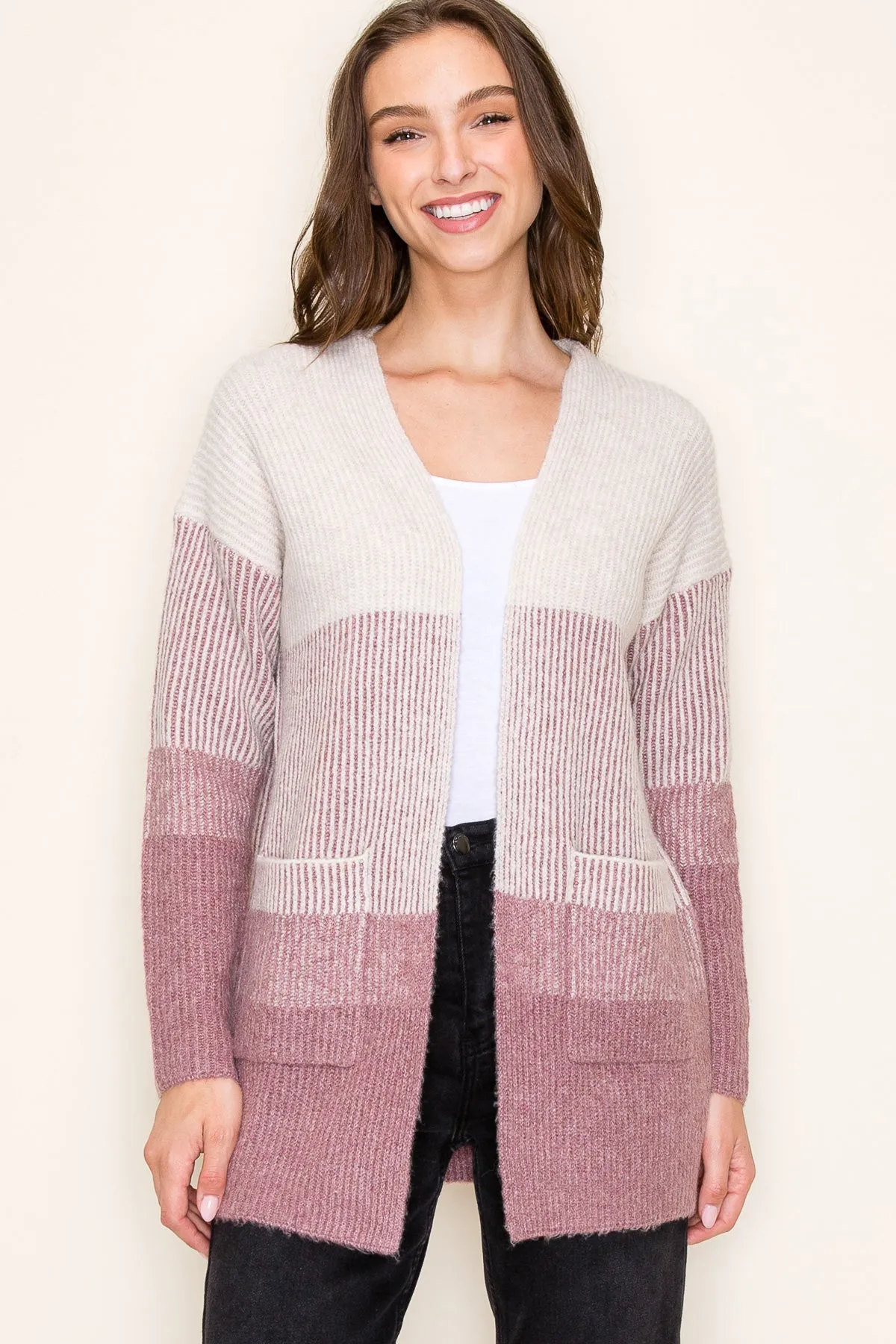 Ribbed Colorblock Cardigans - 3 Colors! - FINAL SALE