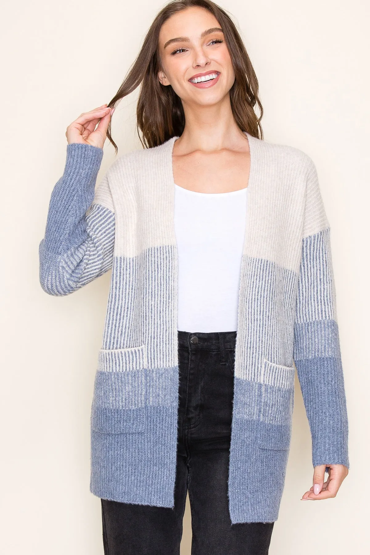 Ribbed Colorblock Cardigans - 3 Colors! - FINAL SALE
