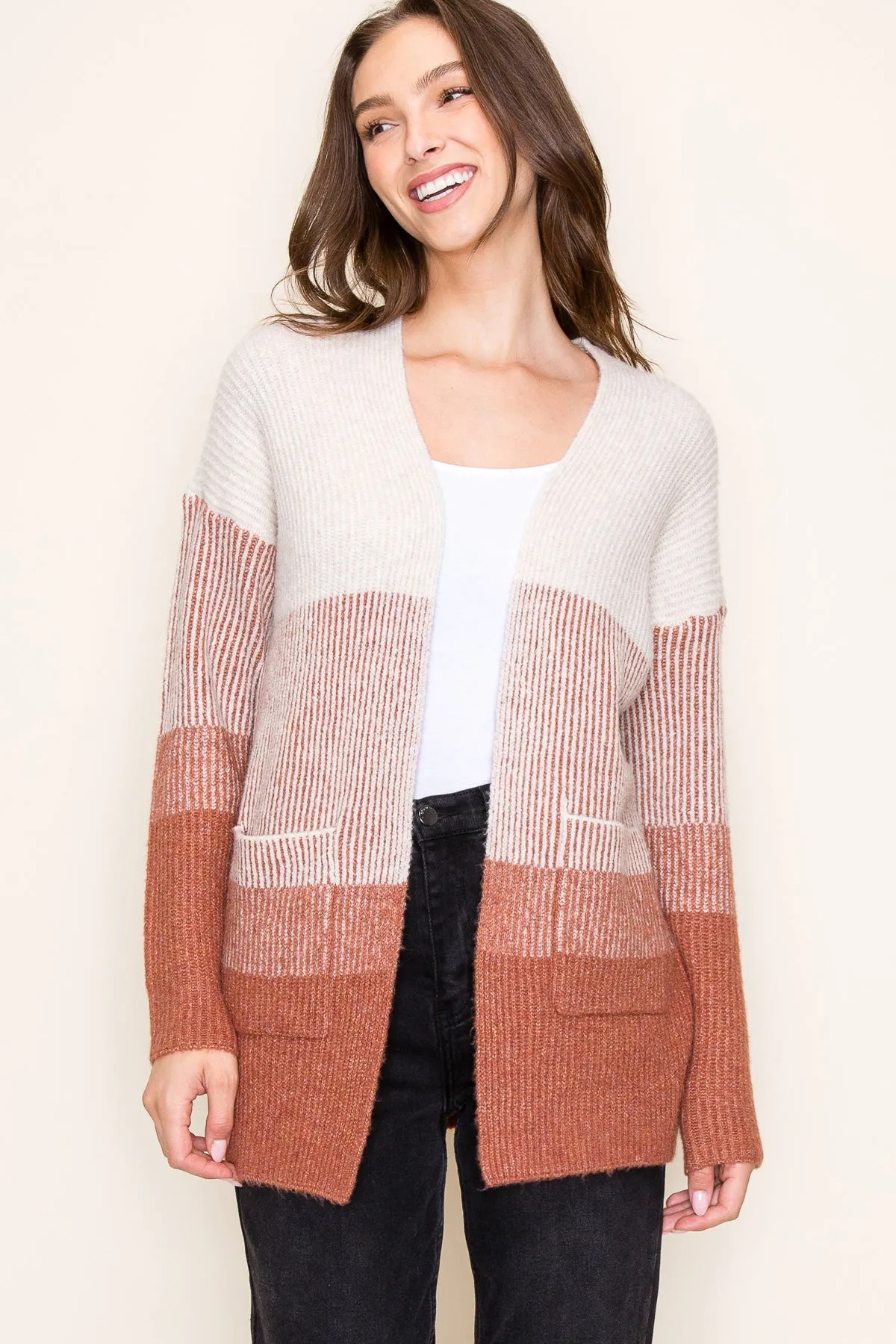 Ribbed Colorblock Cardigans - 3 Colors! - FINAL SALE