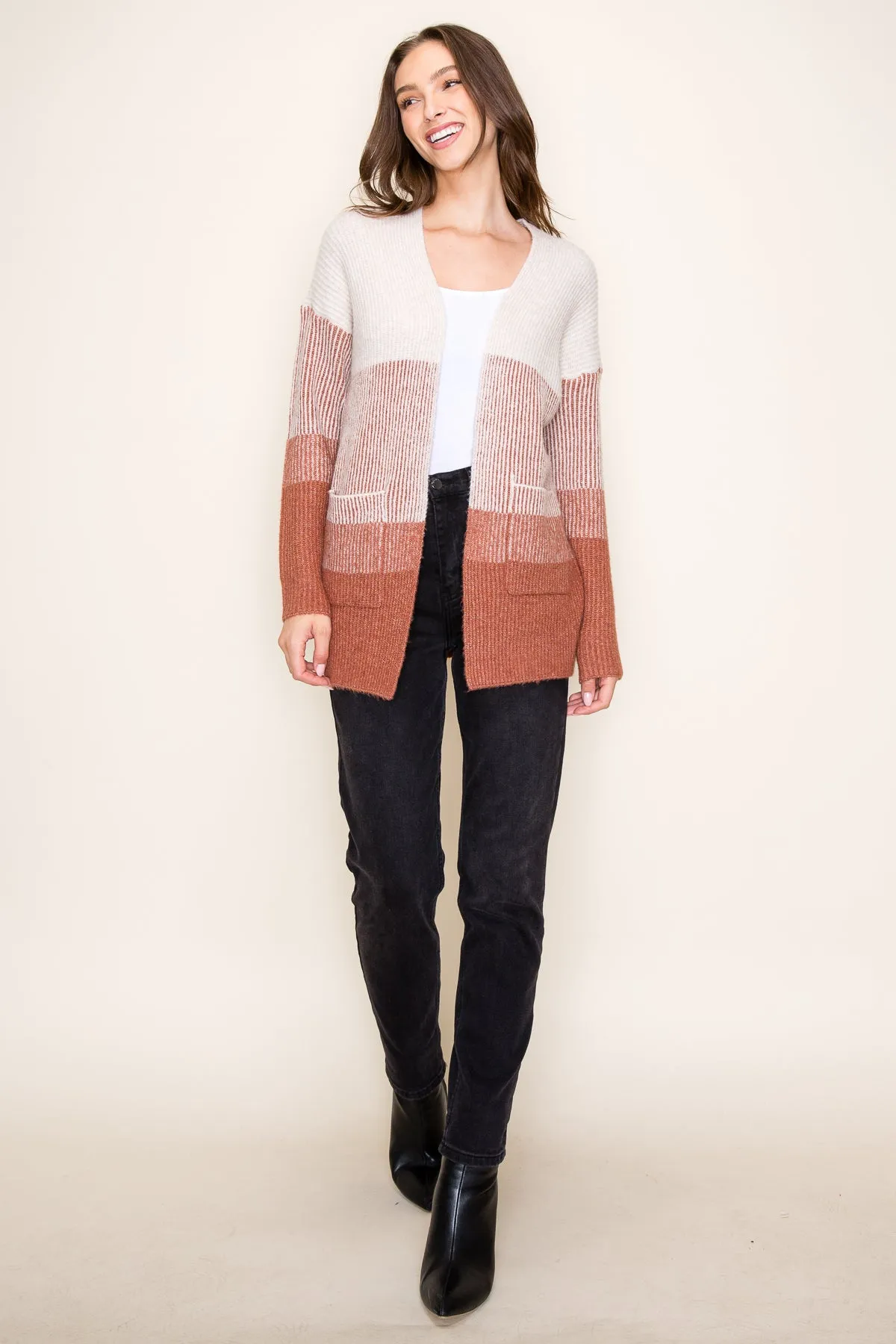 Ribbed Colorblock Cardigans - 3 Colors! - FINAL SALE