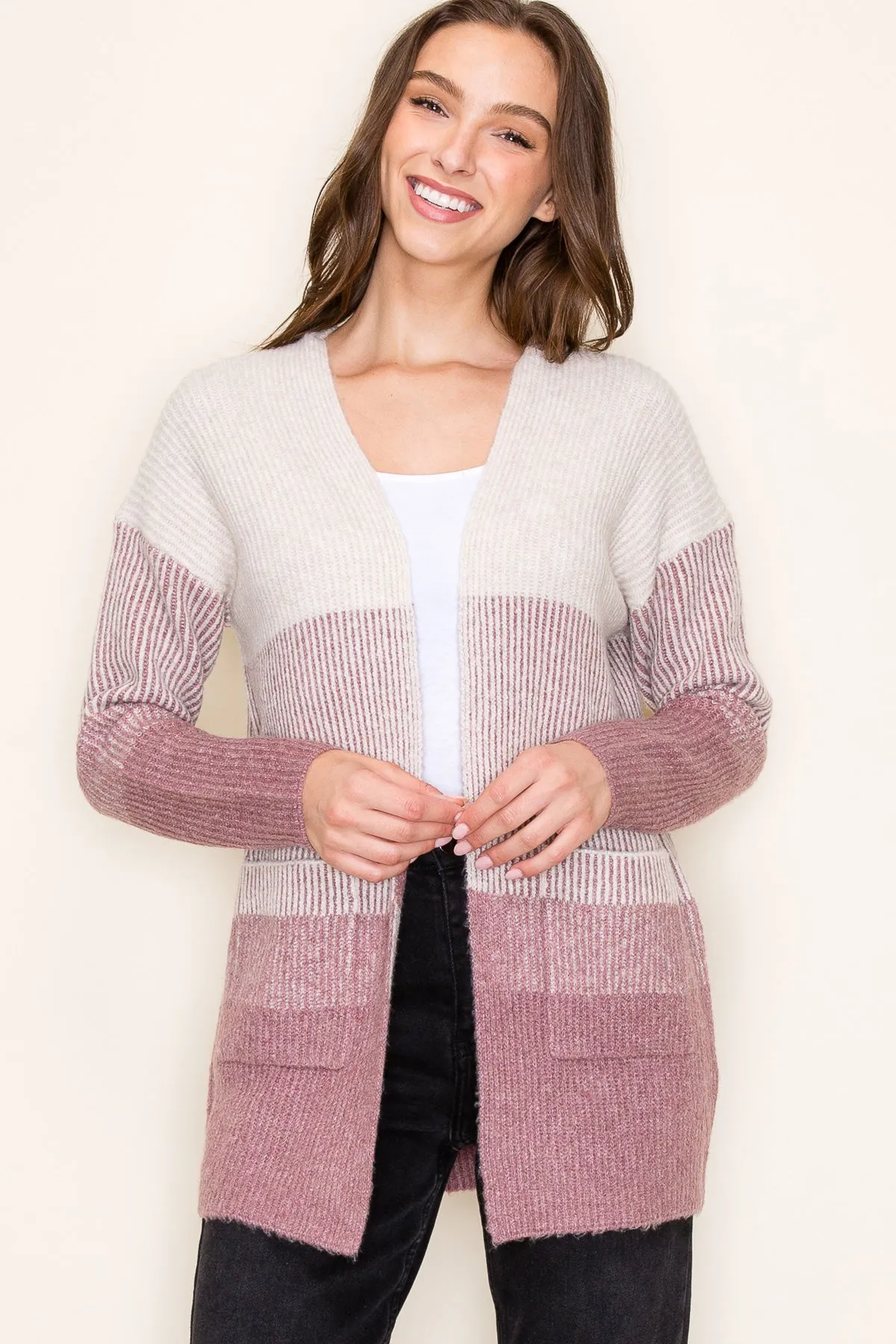 Ribbed Colorblock Cardigans - 3 Colors! - FINAL SALE