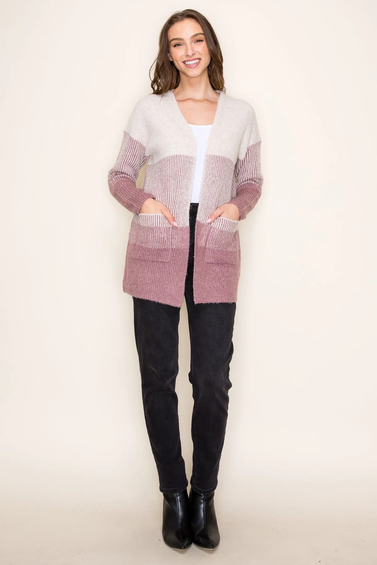 Ribbed Colorblock Cardigans - 3 Colors! - FINAL SALE
