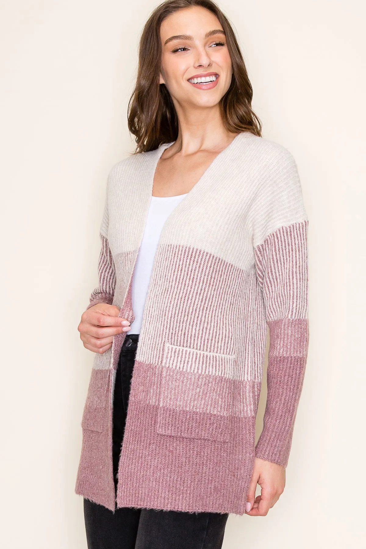 Ribbed Colorblock Cardigans - 3 Colors! - FINAL SALE