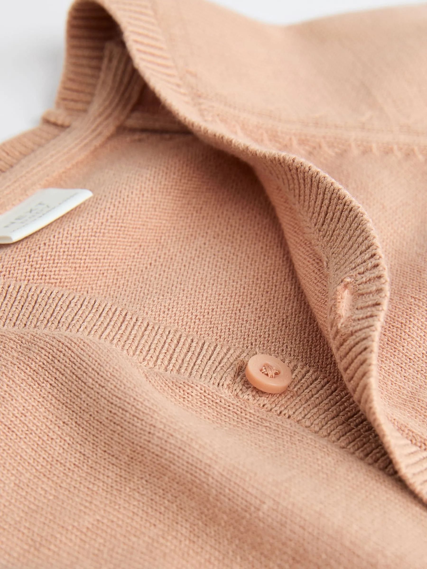 Rust Brown/Sage Green Baby 100% Cotton Knitted Cardigans 2 Pack (0mths-2yrs)