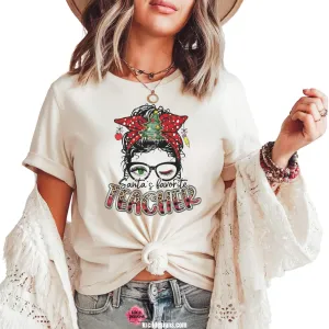 Santa's Favorite Teacher Christmas Tees
