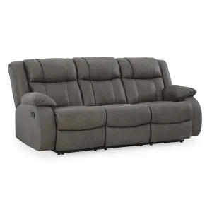 Signature Design by Ashley First Base Reclining Leather Look Sofa 6880488