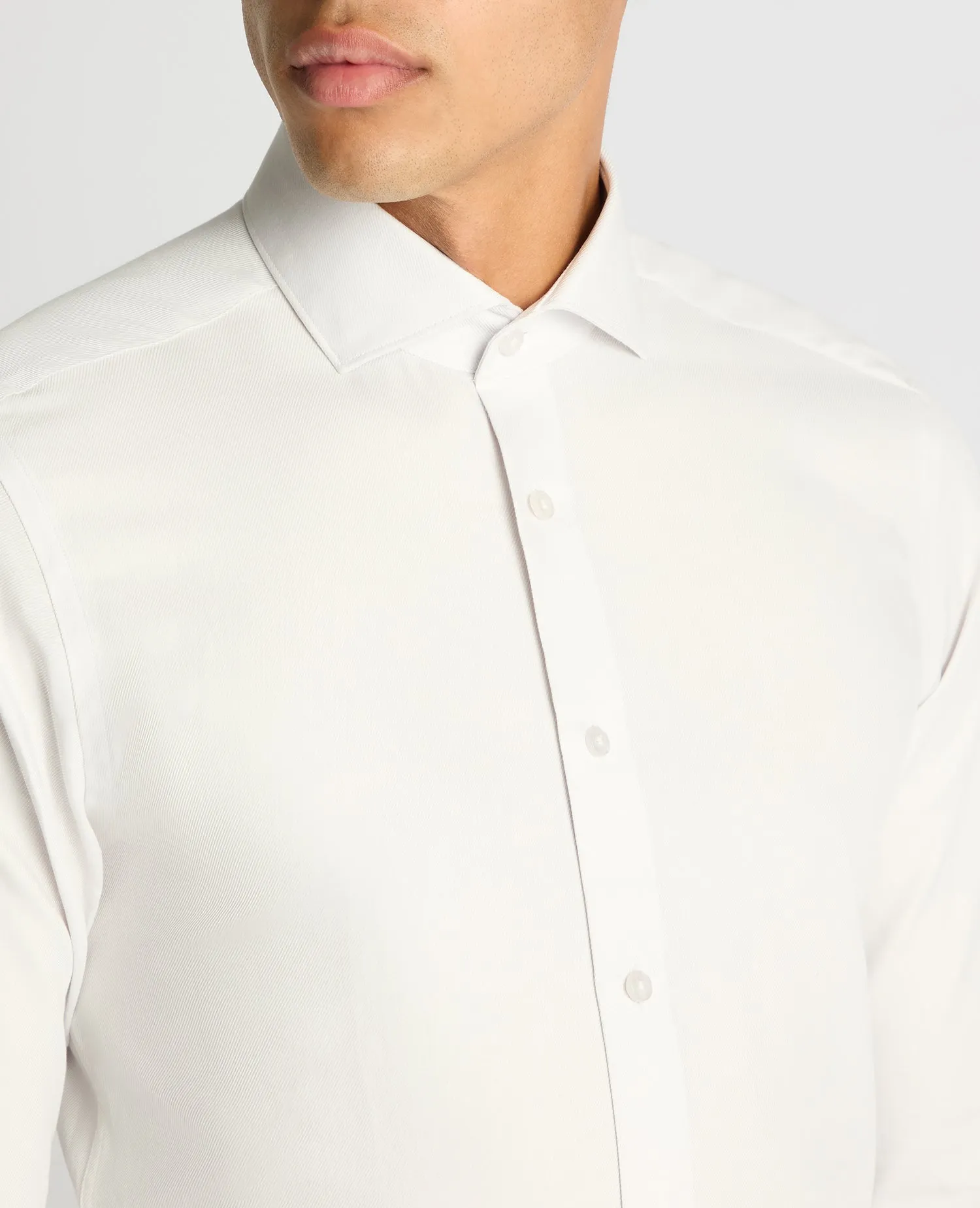 Slim Fit Cotton Twill Shirt