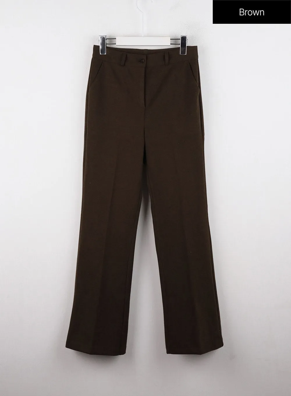 Split Straight Leg Trousers OD326