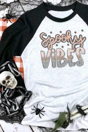 Spooky Vibes Tri-Blend Unisex 3/4 Raglan