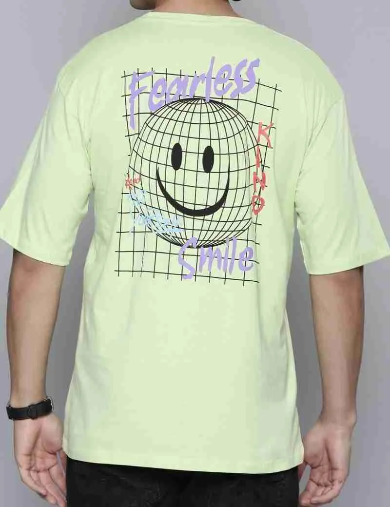 Stylish Green Cotton Blend Printed Tees For Men