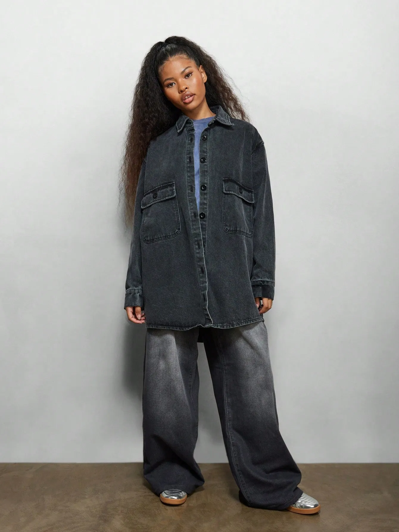 SUMWON WOMEN Loose Fit Baggy Jean