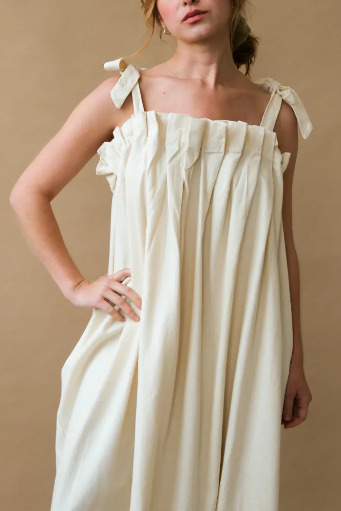 TONI WOVEN SILK DRESS