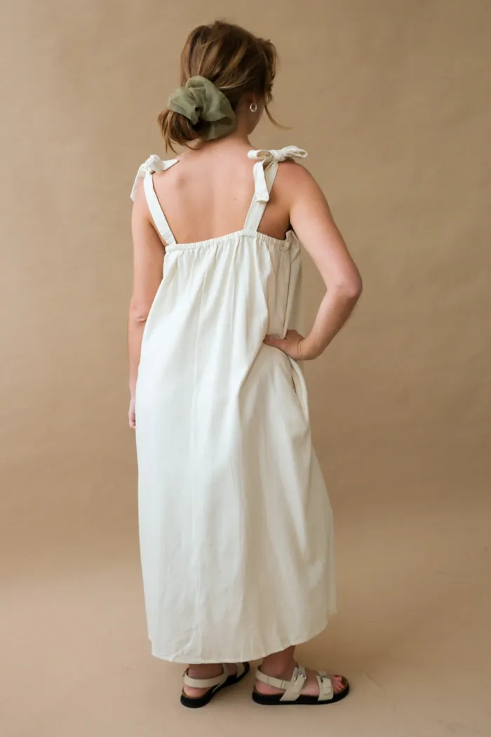 TONI WOVEN SILK DRESS
