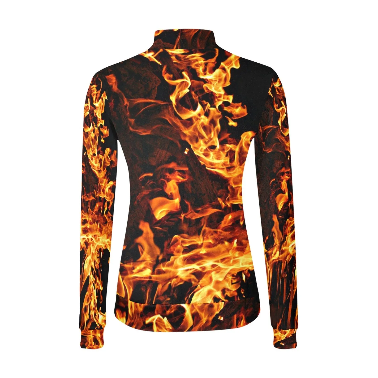 Turtle Neck Fire Flames Pullover,Gift for Christmas/Thanksgiving/Birthday/Graduation/Halloween/Housewarming/New Year/Anniversary/Back2School