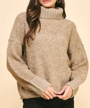 Turtleneck Sweater - Camel - FINAL SALE