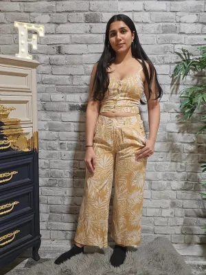 Wide Leg Linen Pants
