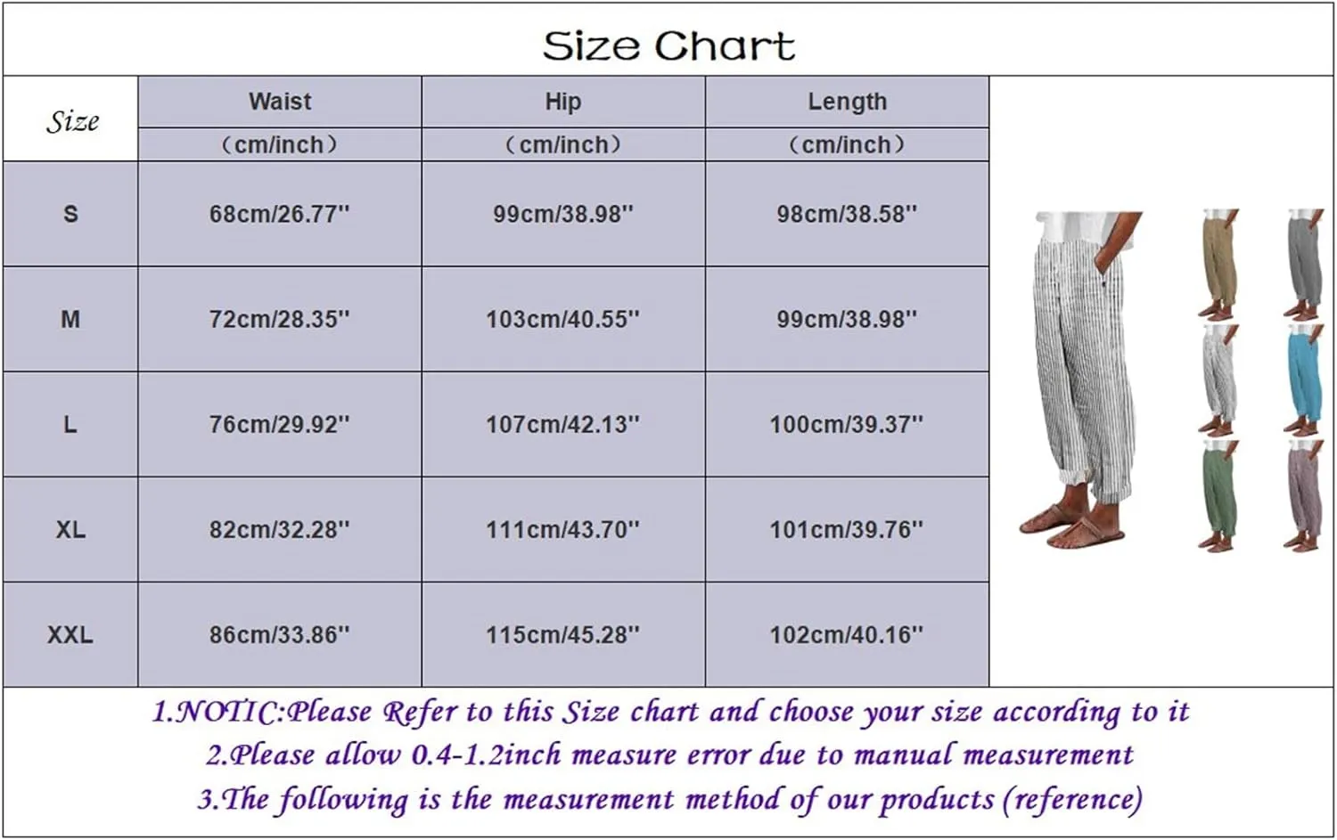 Women's Linen Pants Baggy Casual Summer Solid Color Boho Plus Size High Waist Linen Pants 2025 Work Trousers with Pockets