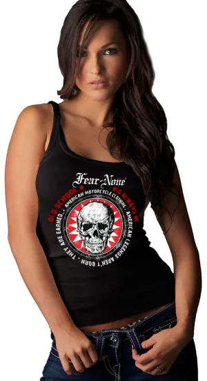 Women's Sunburst-Skull Rider Tank