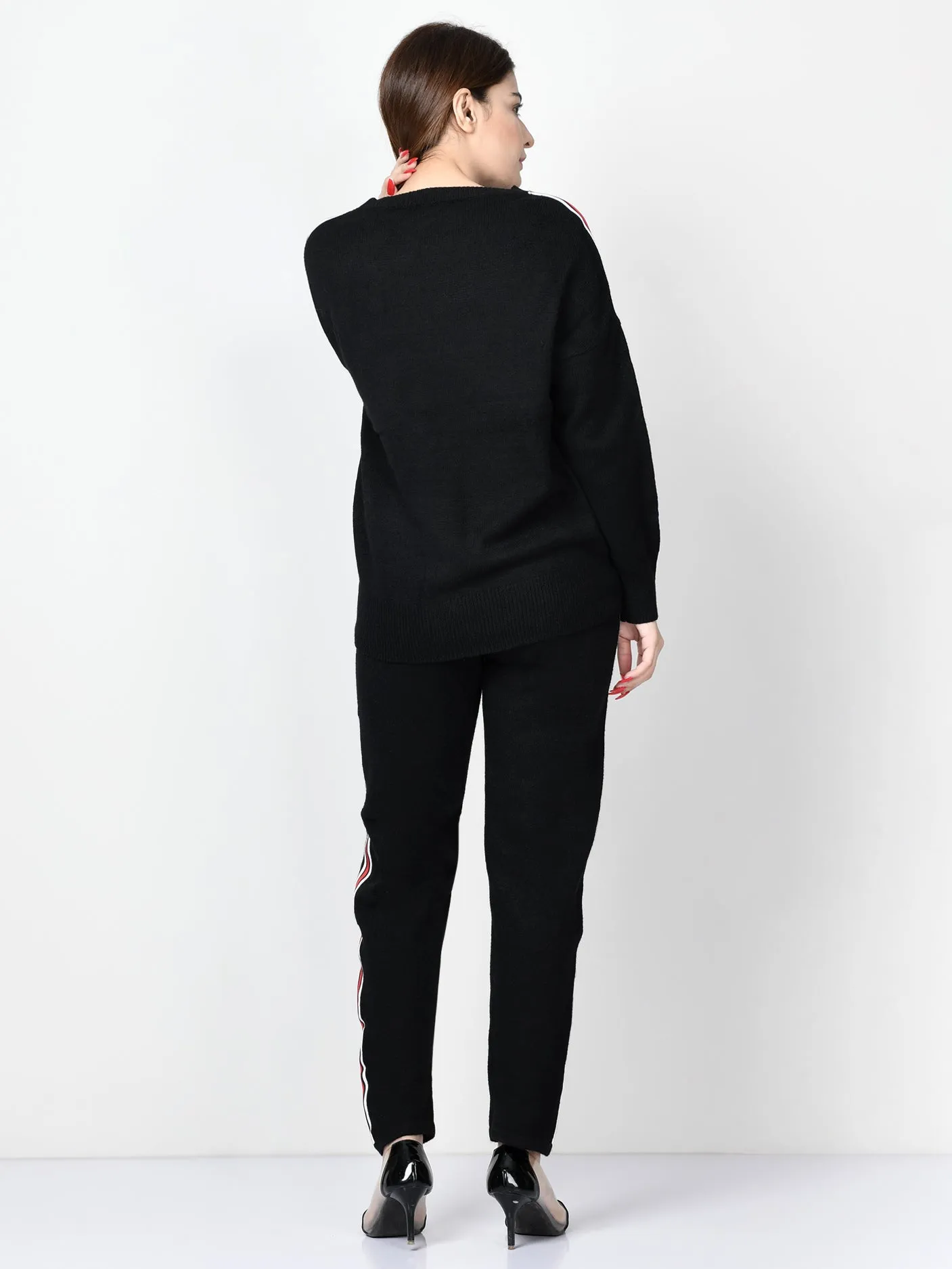 Woolen Striped Sweatsuit